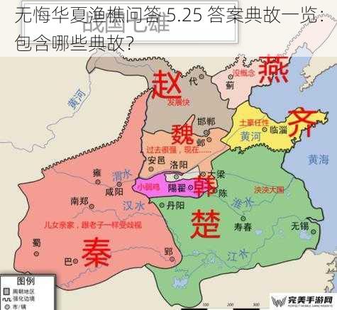 无悔华夏渔樵问答 5.25 答案典故一览：包含哪些典故？