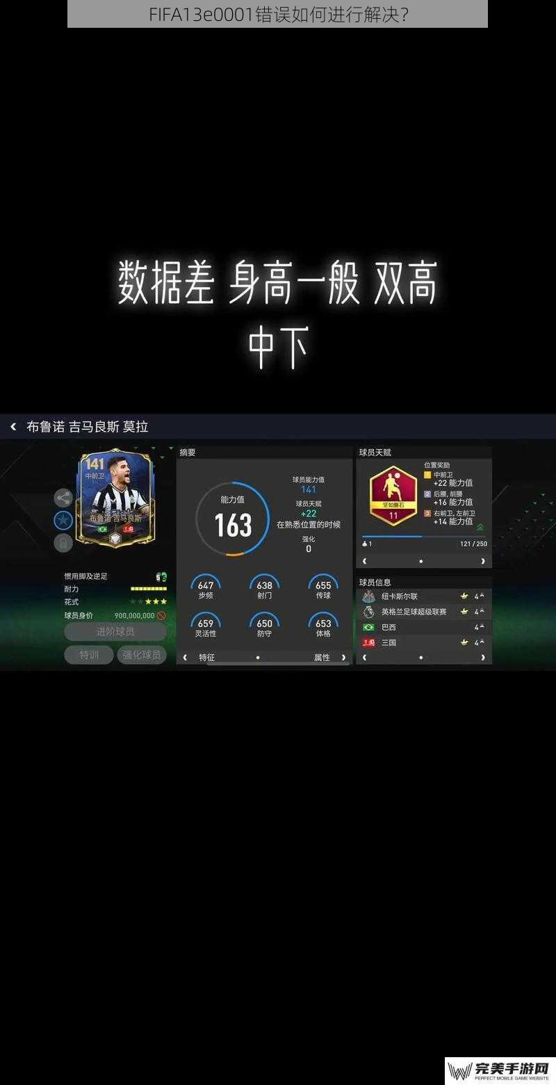 FIFA13e0001错误如何进行解决？