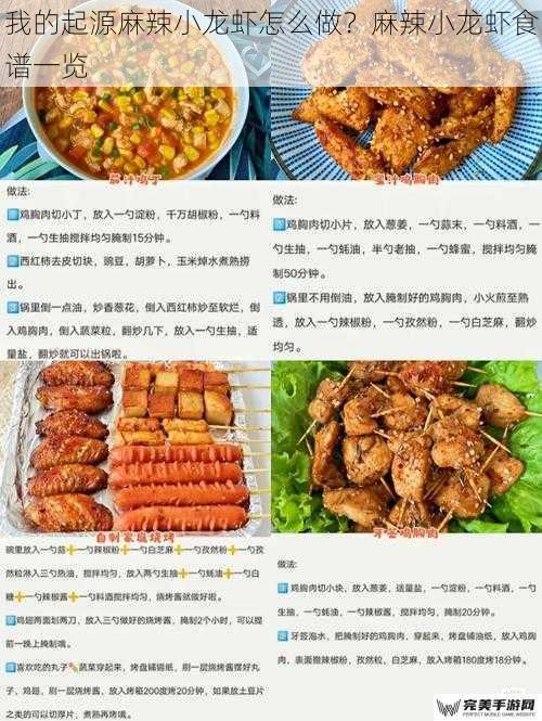 我的起源麻辣小龙虾怎么做？麻辣小龙虾食谱一览