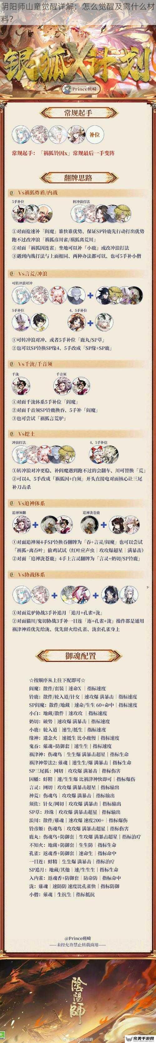 阴阳师山童觉醒详解：怎么觉醒及需什么材料？