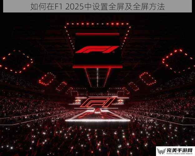 如何在F1 2025中设置全屏及全屏方法