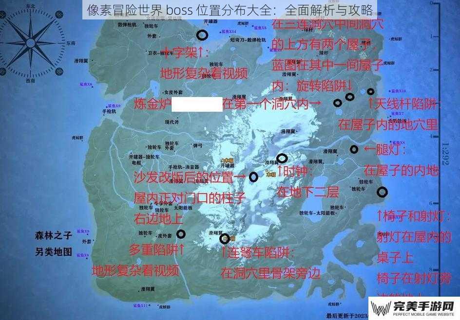 像素冒险世界 boss 位置分布大全：全面解析与攻略