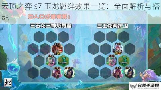 云顶之弈 s7 玉龙羁绊效果一览：全面解析与搭配