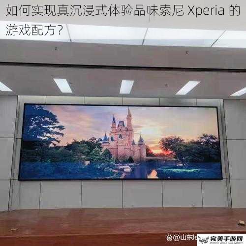 如何实现真沉浸式体验品味索尼 Xperia 的游戏配方？