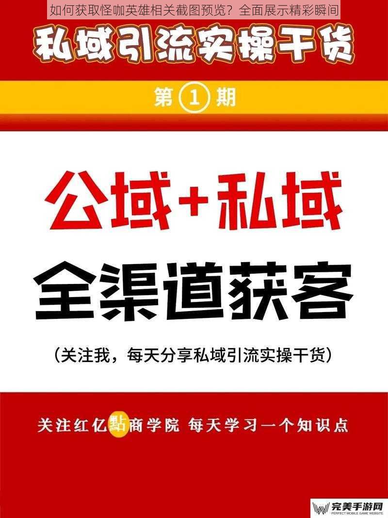 如何获取怪咖英雄相关截图预览？全面展示精彩瞬间