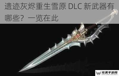 遗迹灰烬重生雪原 DLC 新武器有哪些？一览在此