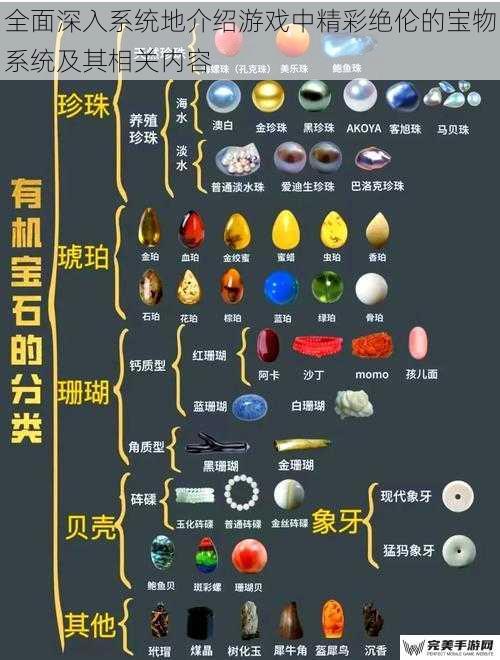 全面深入系统地介绍游戏中精彩绝伦的宝物系统及其相关内容