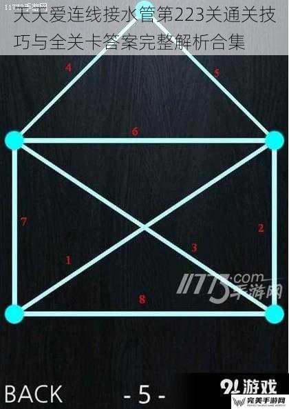 天天爱连线接水管第223关通关技巧与全关卡答案完整解析合集