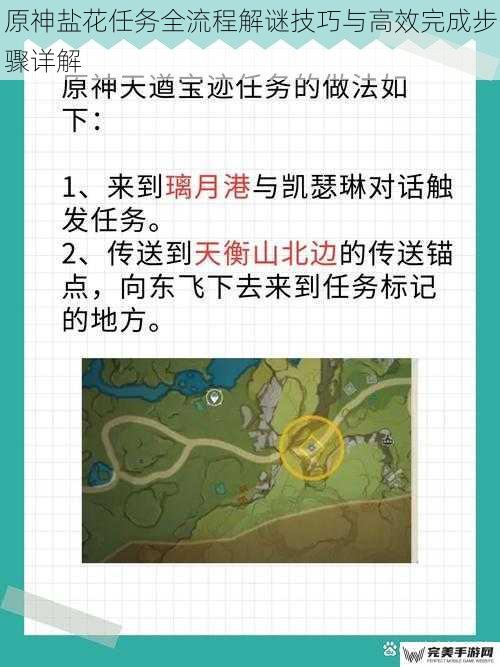 原神盐花任务全流程解谜技巧与高效完成步骤详解